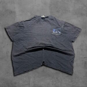 2000s Relaxed Faded Black WCW Biketoberfest 2002 Streetwear Tee Shirt